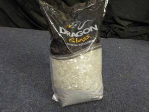 lot 82 image: 10 lb. Bag Dragon Glass Crystal Ref...