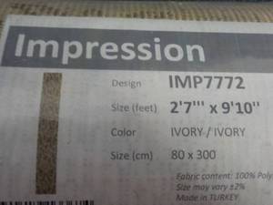 lot 116 image: Impression 2 ft 7 x 9 ft 10 Tayse...