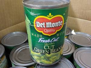 lot 142 image: 24 Cans Del Monte Fresh Cut Green B...