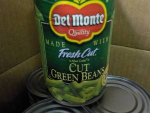 lot 145 image: 24 Cans Del Monte Fresh Cut Green B...