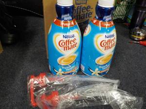 lot 159 image: Case of 2 Nestle Coffee Mate French...