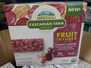 lot 160 image: case of 12 Boxes Cascadian Farm Fru...