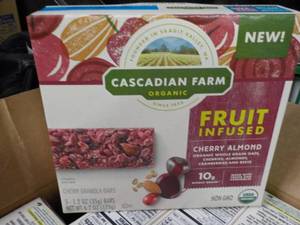 lot 163 image: case of 12 Boxes Cascadian Farm Fru...