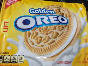 lot 171 image: Case of 12 Packages Golden Oreo Coo...