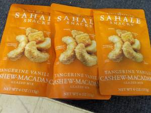 lot 182 image: 3 Bags Sahale Snacks and 6 Boxes Ca...