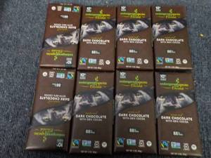 lot 187 image: 8 Bars Dark Chocolate- 3 oz bars...