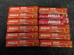 lot 195 image: 12 Packages Halls...