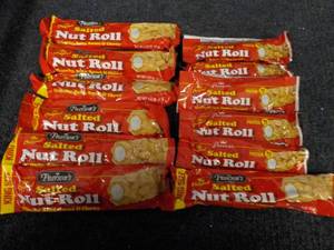 lot 199 image: 12 Salted Nut Rolls best date marc...