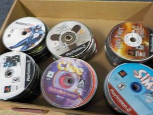 lot 216 image: 300 CDs, DVDs, Audio Books and Ga...