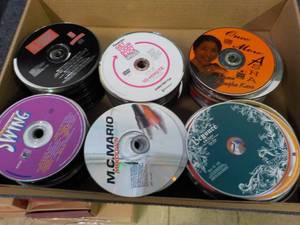 lot 218 image: 300 CDs, DVDs, Audio Books and Ga...