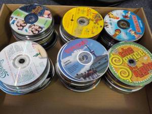 lot 220 image: 300 CDs, DVDs, Audio Books and Ga...