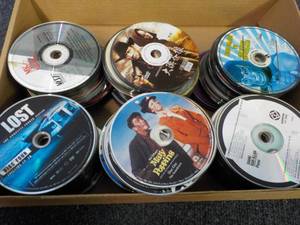 lot 221 image: 300 CDs, DVDs, Audio Books and Ga...