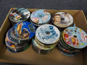lot 223 image: 300 CDs, DVDs, Audio Books and Ga...