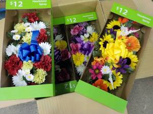 lot 224 image: Lot of Cementary Flowers 4 boxes...
