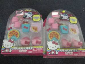 lot 154 image: 2 Hello Kitty Sleepover Fun Packs W...