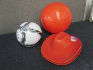 lot 199 image: 4 CowGirl Hats, Play Ball, Size 5 F...