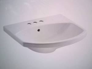 lot 231 image: Kohler Cimarron Vitreous China Pede...