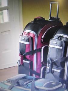 lot 7 image: 2 Multi Pocket Upright Duffels by T...