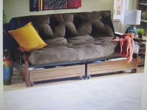 lot 12 image: Mission Storage Futon Frame only(ma...