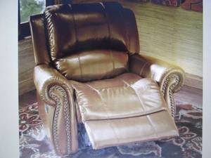 lot 44 image: Nailhead Recliner open box Retail $...