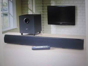 lot 62 image: 37 Wireless Sound Bar with Subwoof...