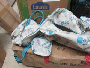 lot 73 image: 3 pc Personalized Bags- pre-persona...