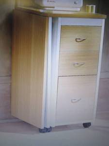 lot 132 image: Drop-Leaf Work Table open box Retai...