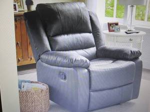 lot 141 image: Overstuffed Recliner open box Retai...