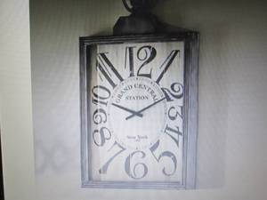 lot 266 image: Station Wall Clock open box Retail ...
