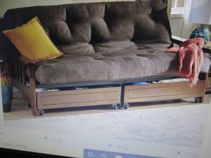 lot 267 image: Mission Storage Futon Frame only(ma...