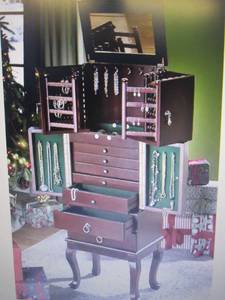 lot 274 image: Camille Jewelry Armoire open box Re...