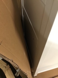 lot 17 image: Schon Eleni All-In-One Kit 24 in. x 22 in. x 37.8 in. Acrylic Utility Sink with Cabinet in White not used open box