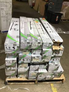 lot 27 image: Pallet of 32 Lithonia Lighting  LED Integrated Meshback Track Lighting Kit