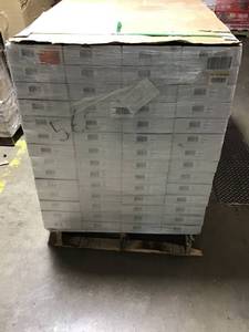 lot 35 image: Pallet of 56 LifeProof Tattersall Hickory 12 mm Thick x 8.03 in. Wide x 47.64 in. Length Laminate Flooring (15.94 sq. ft.  case) not used