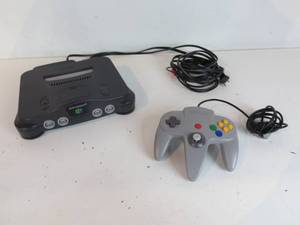 lot 10 image: Nintendo 64 Console & Controller