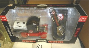 New in packaging, Texaco bank truck...
