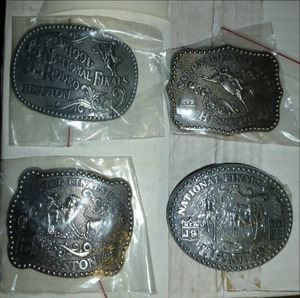 4 New Belt buckles - Hesston Nation...