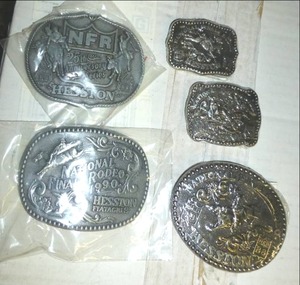 5 New Belt buckles - Hesston Nation...