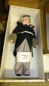 Vintage New in box WC Fields doll...