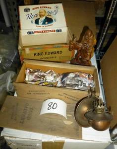 Vintage cigar box, King Edward when...