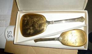 vintage new in box hand mirror and ...
