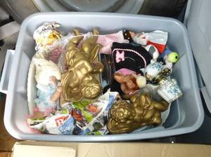 tote full of misc items...