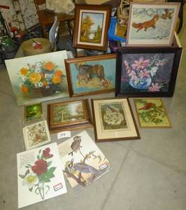 lot of artwork, most of it is origi...