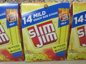 lot 232 image: 3 Boxes of Slim Jim Mild Smoked Sna...