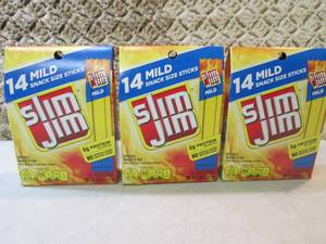 lot 233 image: 3 Boxes of Slim Jim Mild Smoked Sna...