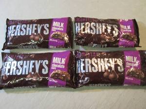 lot 236 image: 4 Bags of Hersheys Milk Chocolate C...