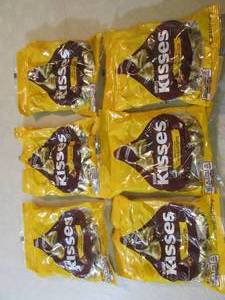 lot 240 image: 6 Bags of Hersheys Kisses with Almo...