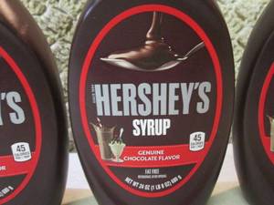 lot 248 image: 3 Bottles of Hersheys Chocolate Syr...