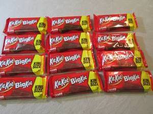 lot 249 image: 12 Kit Kat Big Kat King Size Candy ...