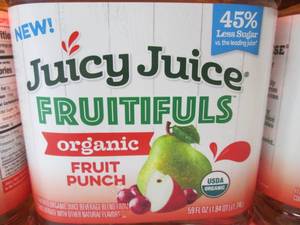 lot 265 image: 4 Bottles of Organic Fruit Punch Be...
